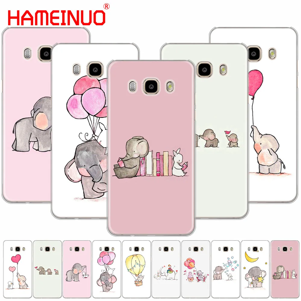 HAMEINUO мультфильм милый слон и Кролик чехол для телефона Samsung Galaxy J1 J2 J3 J5 J7 MINI ACE 2016 2015