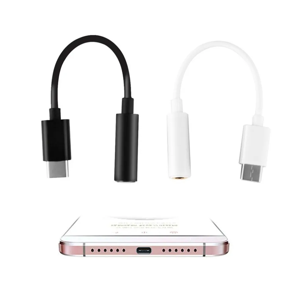 4 шт. Мини Портативный кабель для наушников Type-C-3 5 мм адаптер USB 3 1 Type C USB-C штекер