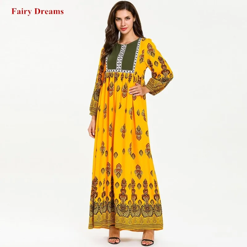 Abaya Femme Дубай Марокканская Турецкая индейка женское мусульманское платье