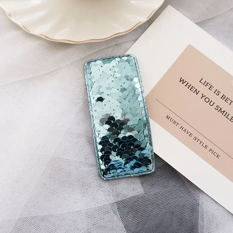 lake blue 1 шт., модные яркие цвета, рыбья чешуя, блестки для волос, заколки с геометрическими квадратными каплями, шпильки для волос, инструменты для укладки волос, Прямая поставка - Цвет: lake blue