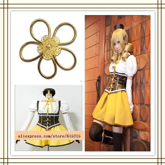 Костюм для косплея Puella Magi Madoka magoca Tomoe Mami полностью изготовленный на заказ