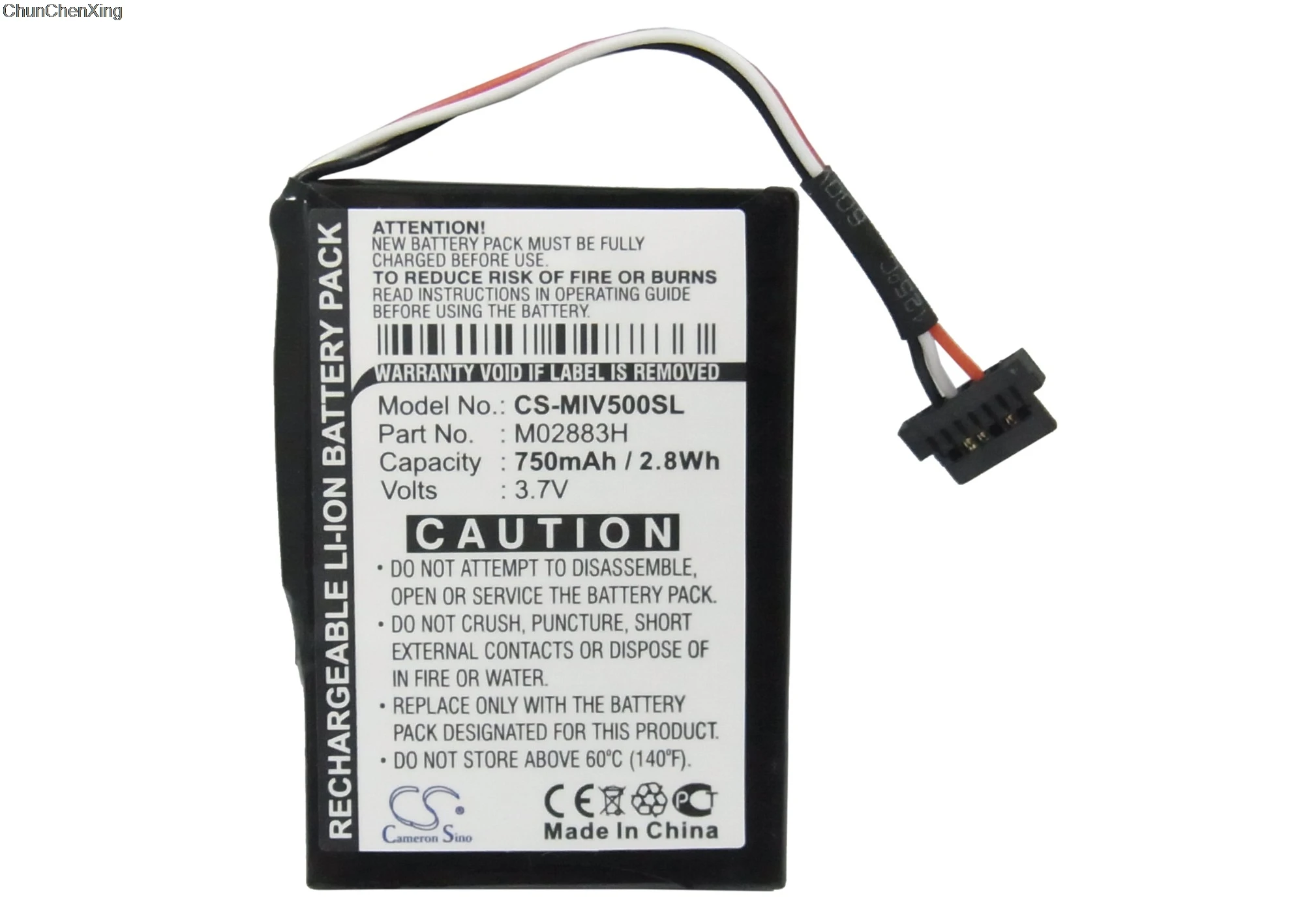 Батарея Cameron Sino 750 мАч M02883H телефон для Mitac Mio Moov 500 510 560 580 Spirit 6900LM|Цифровые