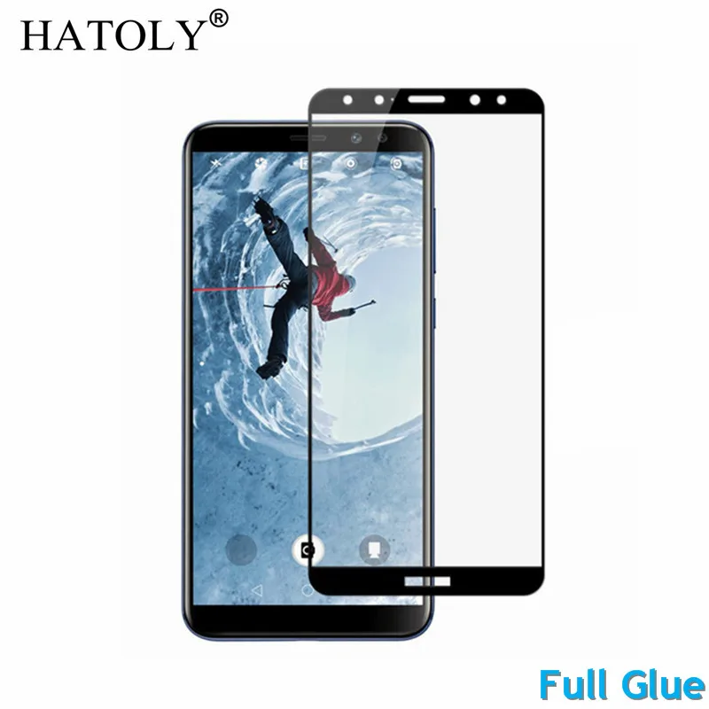 Закаленное стекло с полной проклейкой для Huawei Mate 10 Pro пленка защиты экрана полное