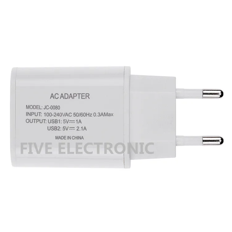 5V2A адаптер переменного тока VDE двойной USB зарядный питания для мобильного