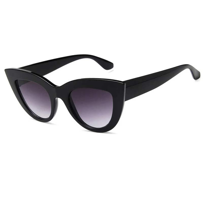 Очки солнцезащитные женские кошачий глаз винтажные модные солнечные очки в