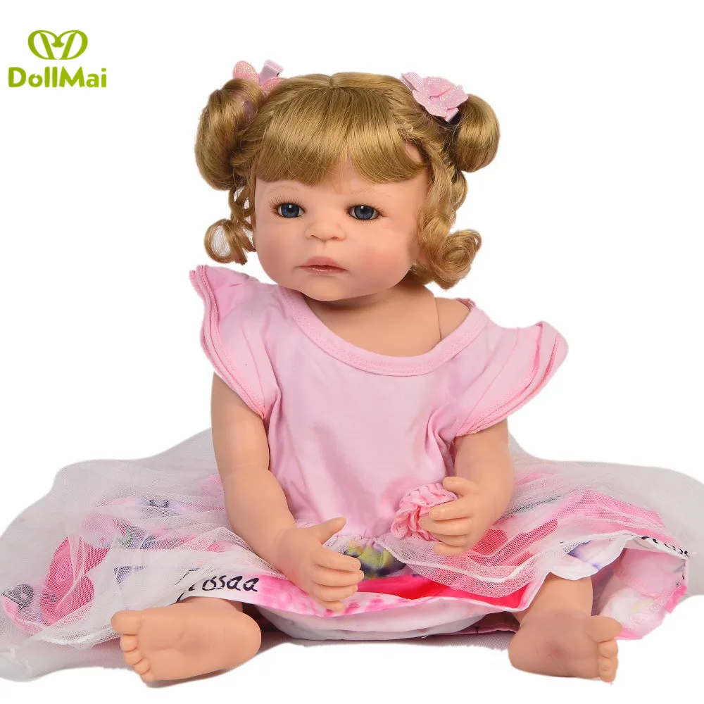 Новорожденные bebes Reborn bonecas 57 см силиконовые куклы для новорожденных игрушки