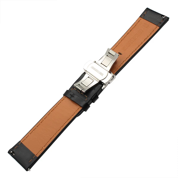 22 мм Trefoil ремешок для часов из натуральной кожи для Xiaomi Huami Amazfit Pace/Stratos 2 2S Quick Release