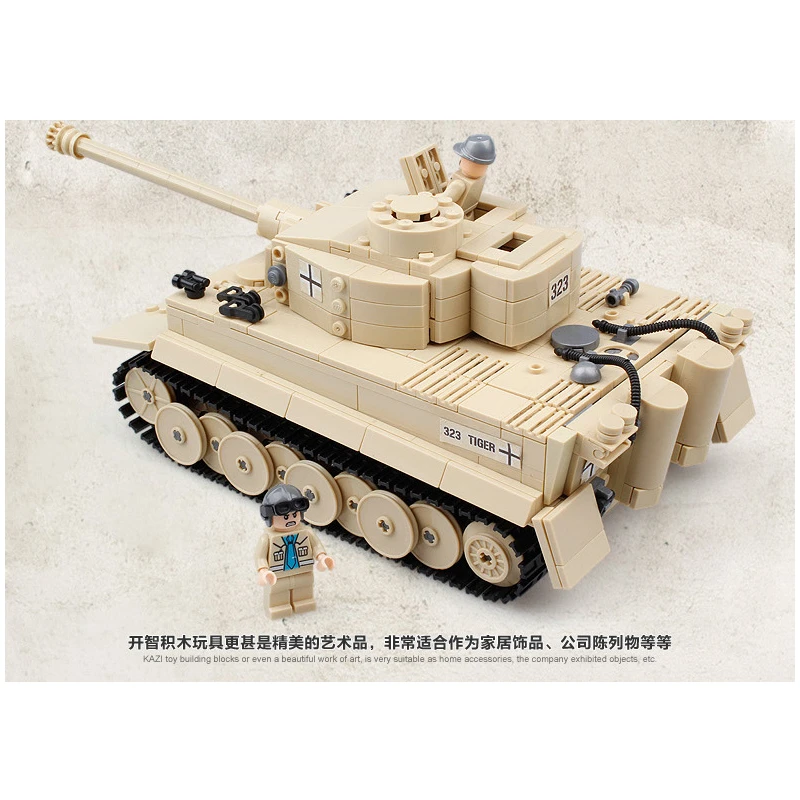 KAZI Century Military Panzer King Tiger Tank Building Blocks Brick Toy 82011 Bricks Educational toys | Игрушки и хобби