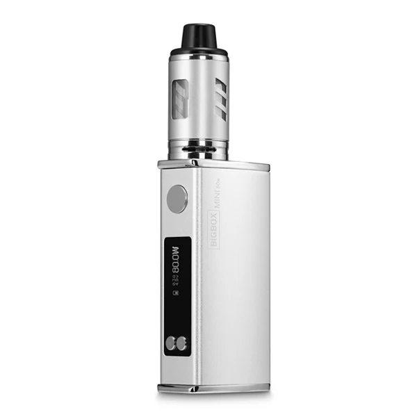 Silver Электронная сигарета Vape 80 Вт комплект 2200 мАч батарея 22 мм распылитель 0.3ohm катушка большой дым для испарителя кальяна электронная сигарета - Цвет: Silver