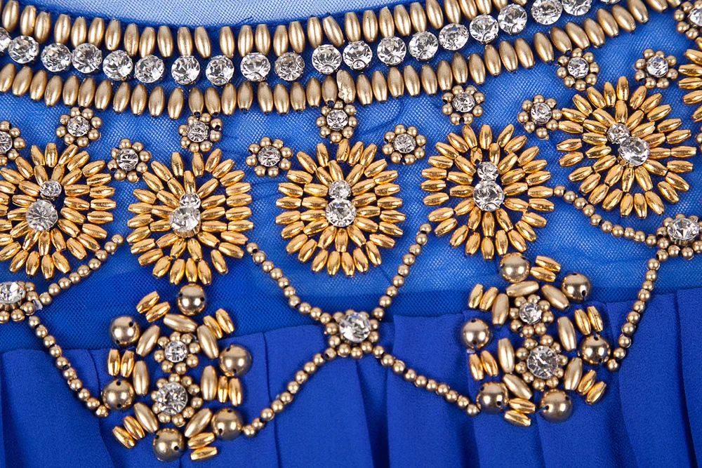 S-XXL High Quality 2019 New Fashion Complex Hand Beading Loose Simple Gorgeous Long Dress Party | Женская одежда