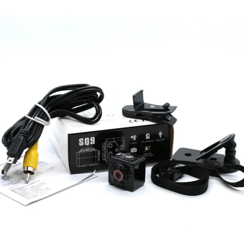 2019 Мини-камера SQ9 IR ночного видения маленький DV DVR микро камера 480P видео рекордер