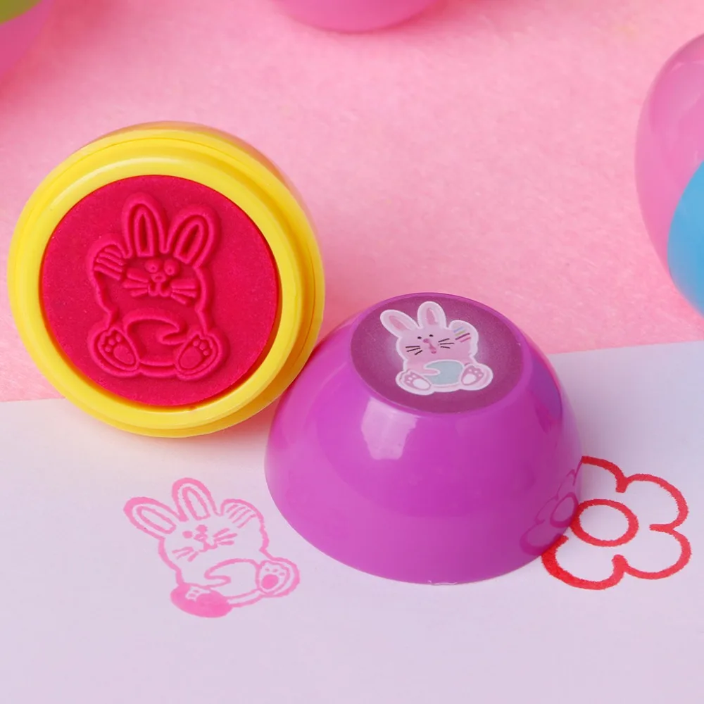 12Pcs Easter Egg Stampers Hunt Game Party Kids Toy Drawing Scrapbook Paper Craft Learning Art Educational Toys Gifts | Игрушки и хобби
