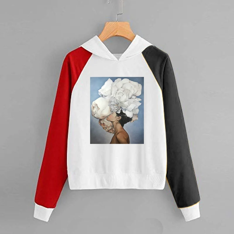 Новая модель Женская стильная толстовка с капюшоном трендовая одежда для женщин