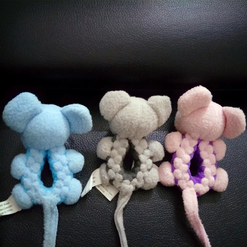 1 шт. мини Мышь палец руки розовый синий серый чучело Животные Дети Плюшевые