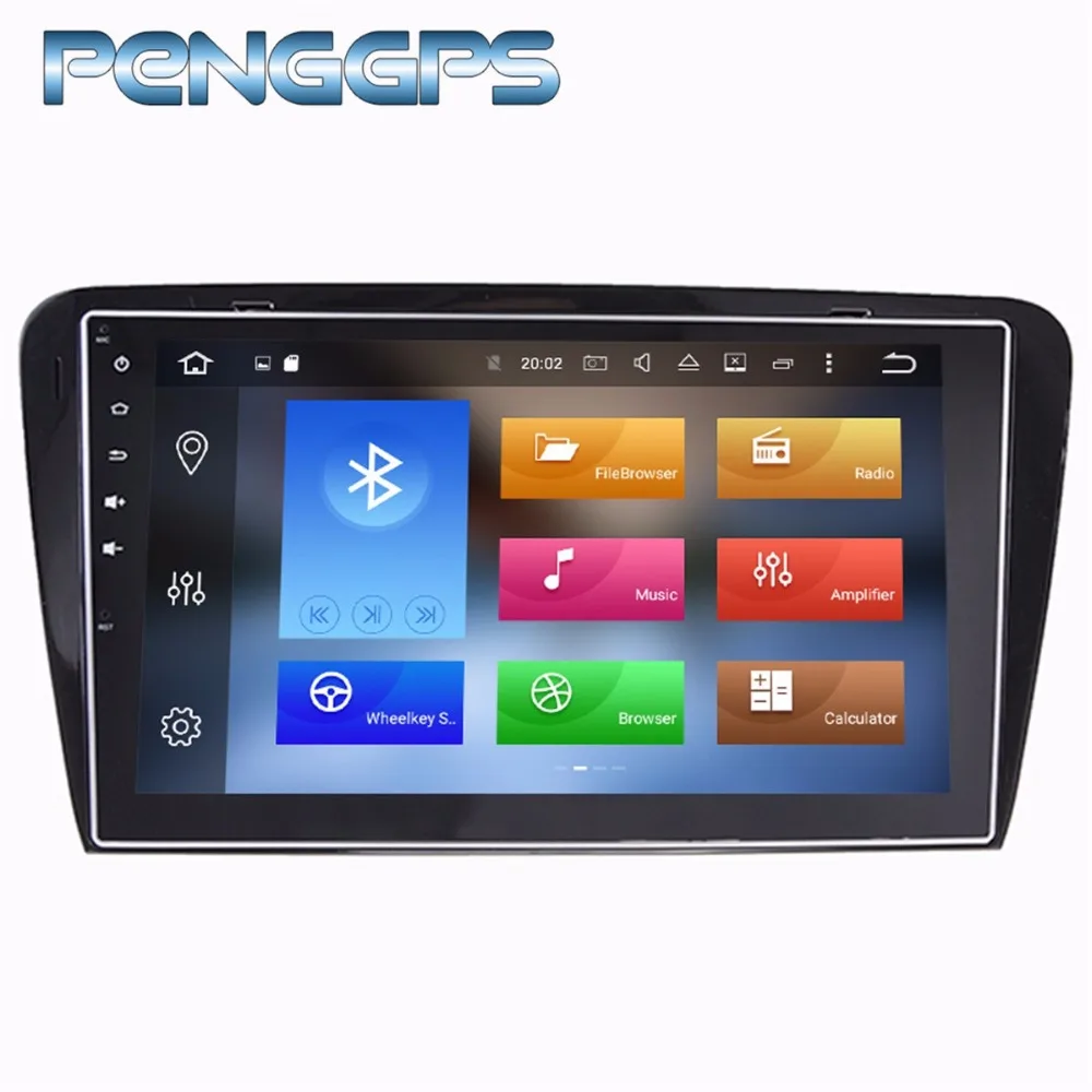 2 Din dvd плеер Android 8 1 автомобильное радио для Skoda Octavia 2014 2017 GPS навигация