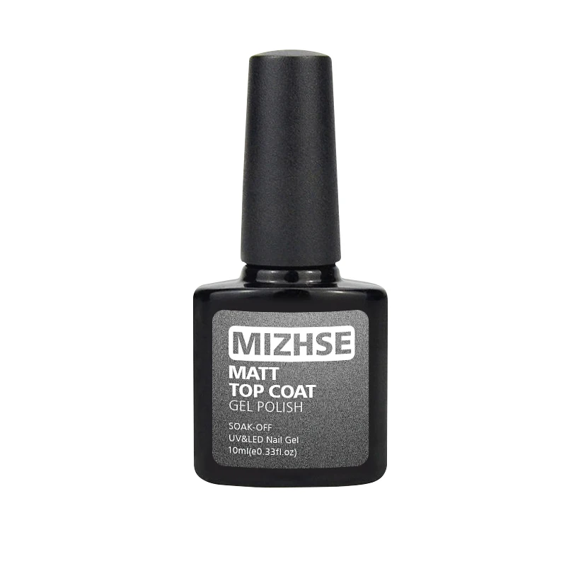 10ML Matte Top MIZHSE средство для удаления геля для ногтей растворение воды выгруженный клей УФ Гель-лак Burst Magic Remove гель Чистый обезжириватель - Цвет: 10ML Matte Top