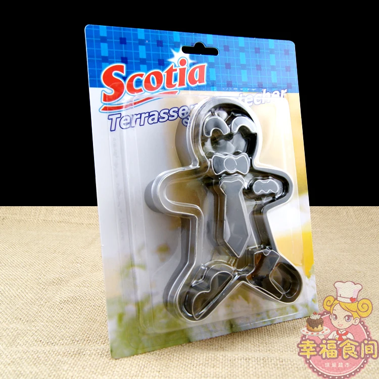 Рождественские инструменты для резки печенья Имбирные пряники из алюминиевого