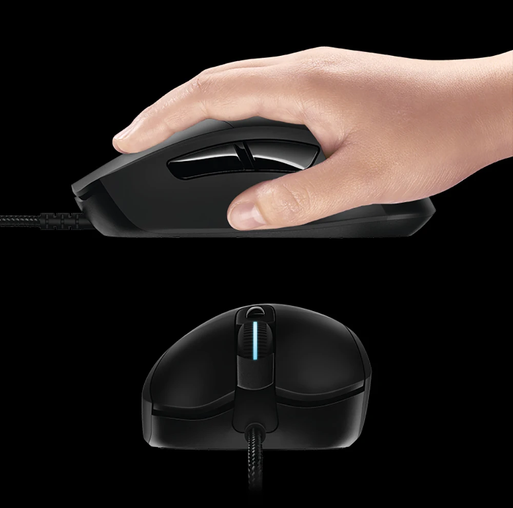 Производитель отремонтированный: Проводная/Беспроводная игровая мышь logitech G403 Prodigy 2,4 ГГц 12000 dpi RGB весовая Эргономика