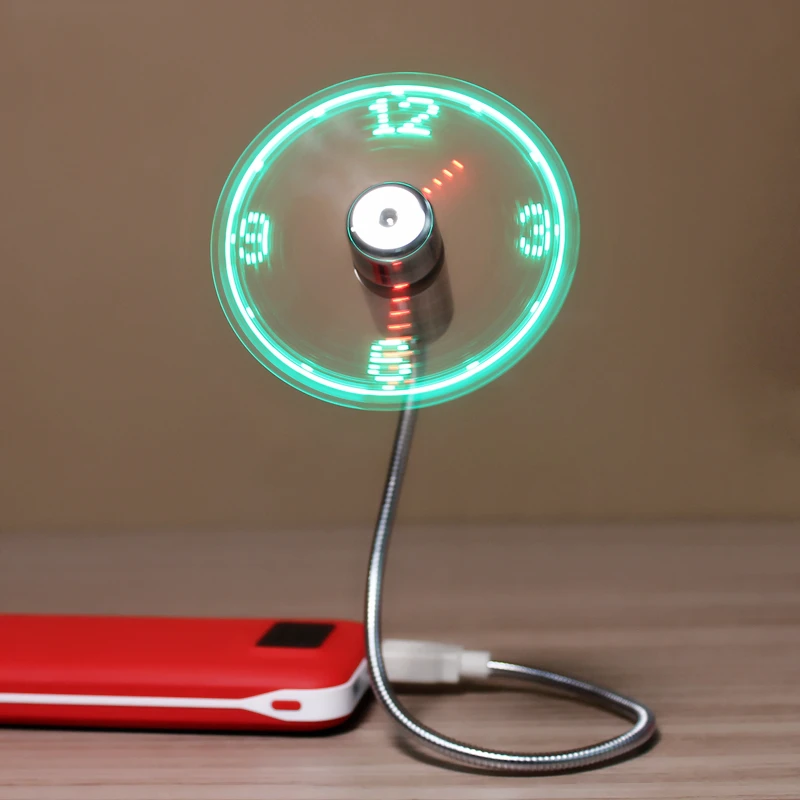Mini-USB светодиодный мигает в режиме реального времени Дисплей Функция часы гибкие