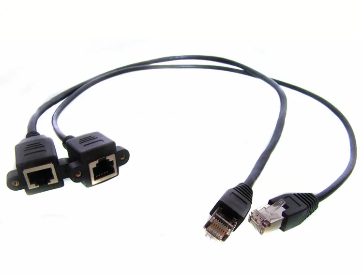 100 шт. Удлинительный кабель локальной сети Ethernet удлинитель штекер RJ45 гнездо с
