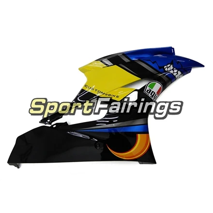 ABS пластиковые впрыски Sportbike Обтекатели для YAMAHA YZF600 R6 2006 2007 06 07 синий желтый полный обтекатель мотоцикла корпус