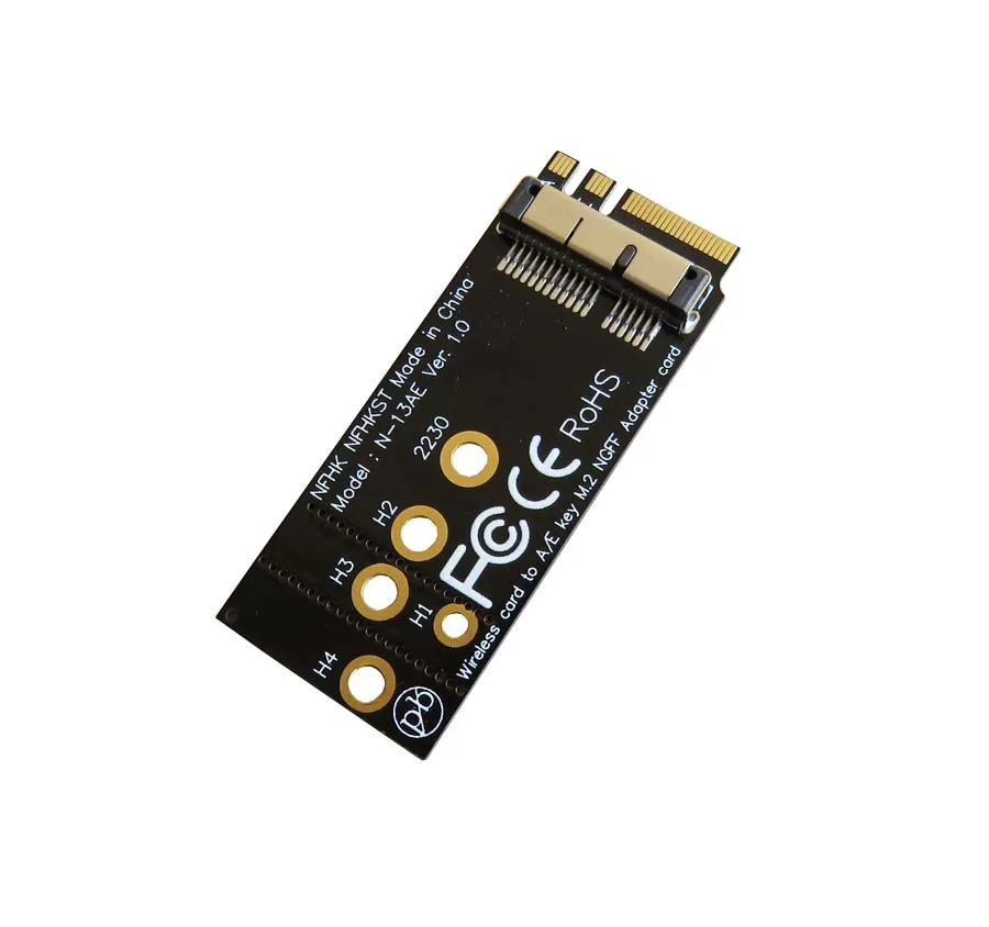 BTBcoin 12+ 6Pin Bluetooth Wifi беспроводной модуль карты к NGFF M.2 A/E ключ адаптер карта BCM94360CS2 BCM943224PCIEBT2 для Mac OS