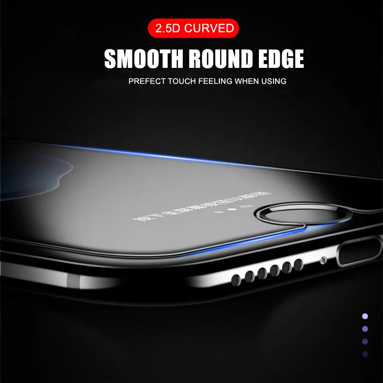 Закаленное стекло MaxGear 2.5D для iPhone X 6 6s 8 7 Plus 5 SE защитное пленка|Защитные стёкла и