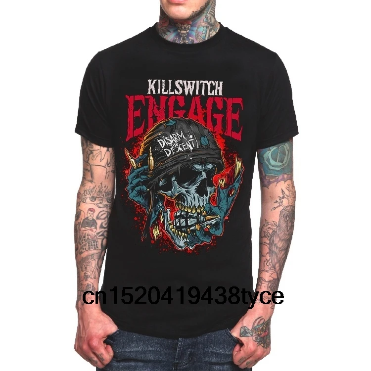 Мужская модная футболка Killswitch Engage Disarm The descense шорты в стиле панк рок футболки с