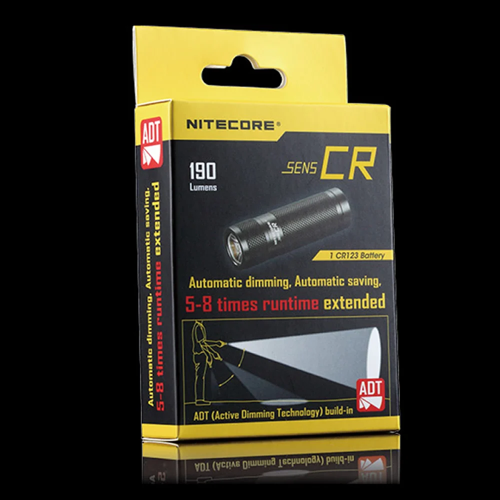 2018 оригинальный Nitecore Sens компактный фонарик Cree R5 светодиодный 190Lm туристический