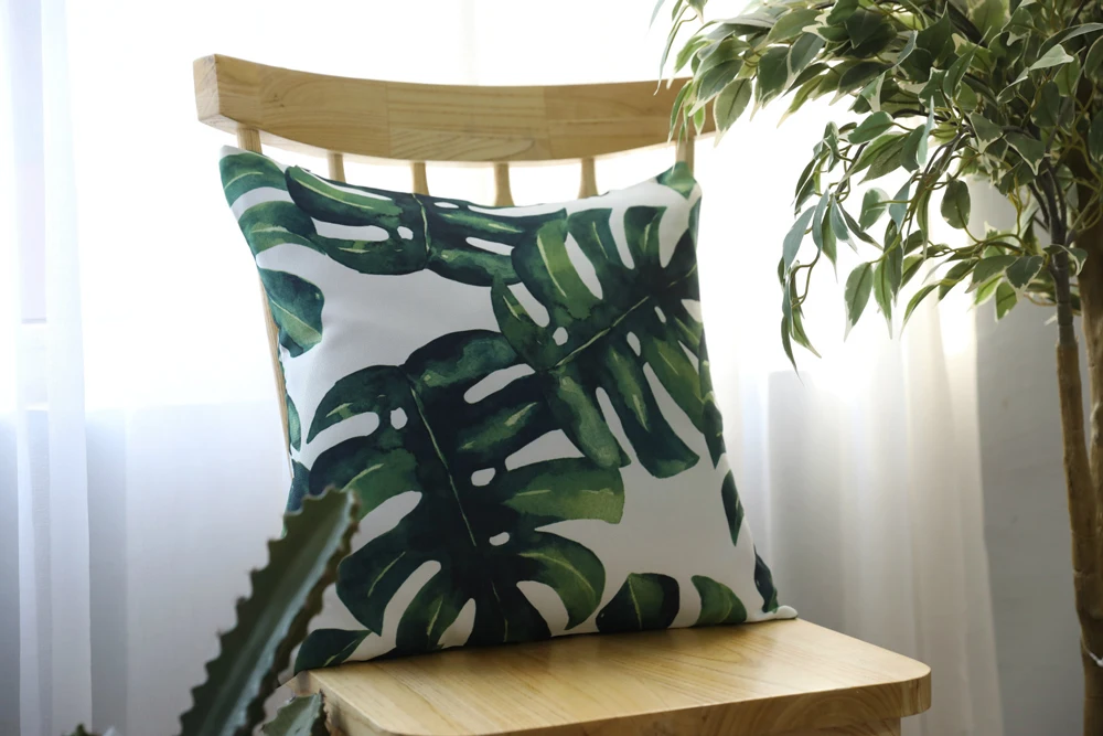 Чехол для подушки из хлопка и льна|cushion cover|pillow cushion coverscushion cover tropical |
