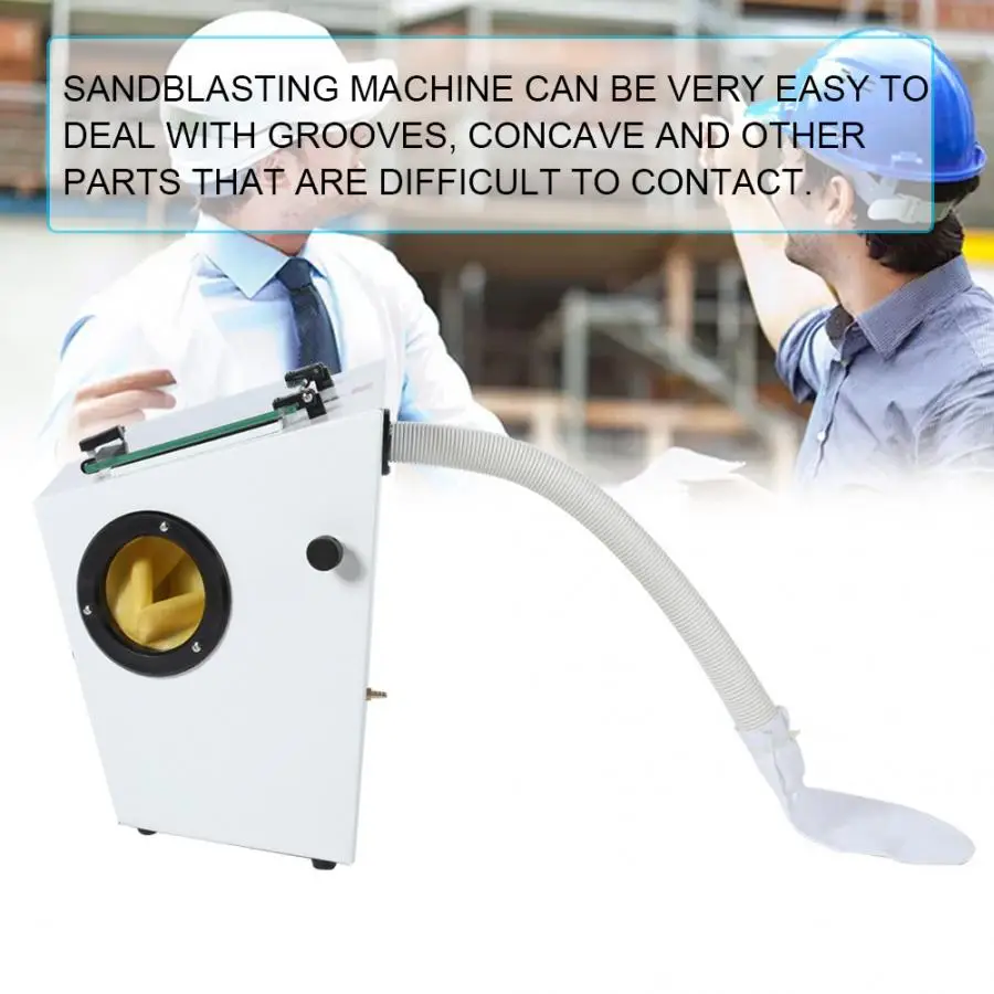 Портативная пескоструйная машина для удаления ржавчины Полировка ювелирных