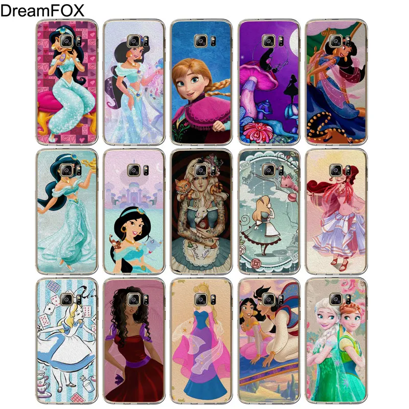 DREAMFOX M279 принцесса девушки Мягкий ТПУ силиконовый чехол для Samsung Galaxy S5 S6 S7 S8 S9 S10 5G