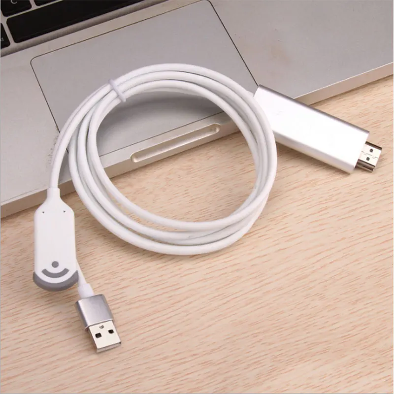 Стиль WiFi беспроводной HDMI кабель для MHL к HDMI конвертер 1080P HDTV адаптер для iPhone Android