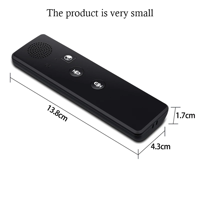 Портативный Умный голосовой переводчик Bluetooth Интеллектуальный в реальном