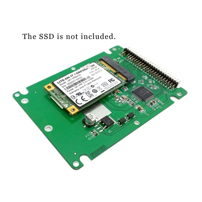 MSATA mini PCI-E SATA SSD до 2 5 дюймов IDE 44pin ноутбук жесткий диск корпус белый | Компьютеры и