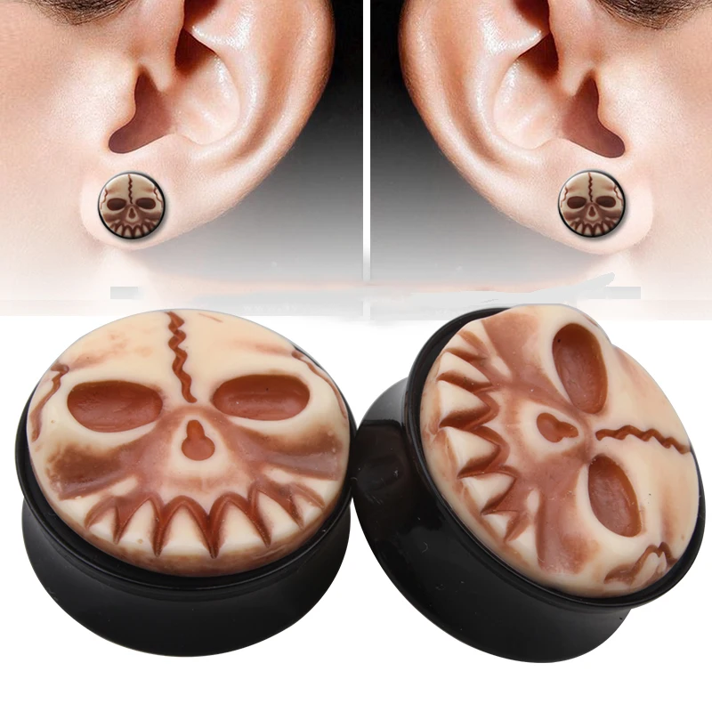 2 шт. ушные пробки из акриловой резины 8 25 мм|Украшения для тела| |