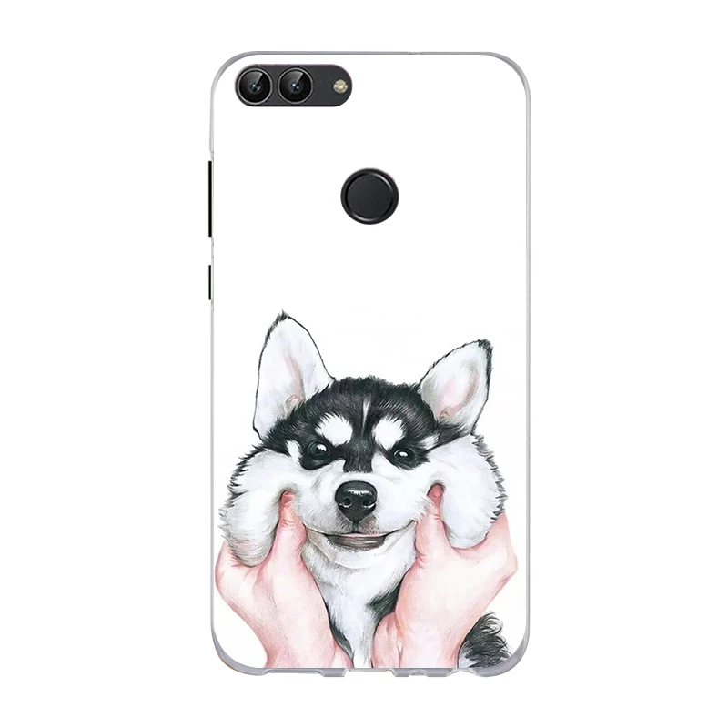 Мягкий чехол из ТПУ для Huawei P smart силиконовый защитный Бампер Enjoy 7S | Мобильные