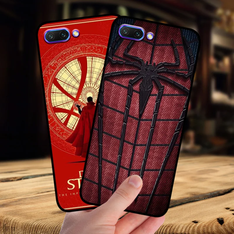 Mosirui для huawei Honor 10 чехол Marvel hero Дэдпул Человек-паук Черная пантера Халк