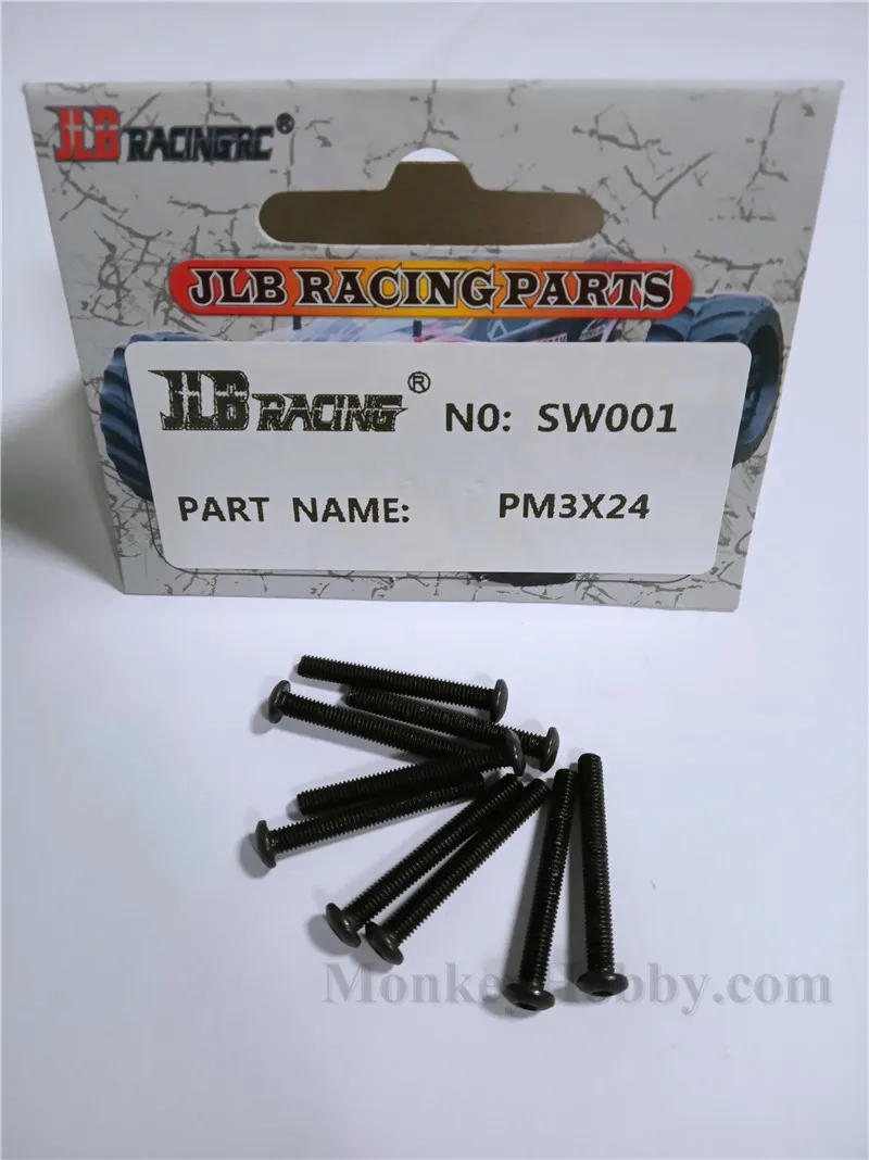 JLB SW001 PM3X24mm 10 шт. винт CHEETAH 11101 21101 1/10 Запчасти для радиоуправляемых