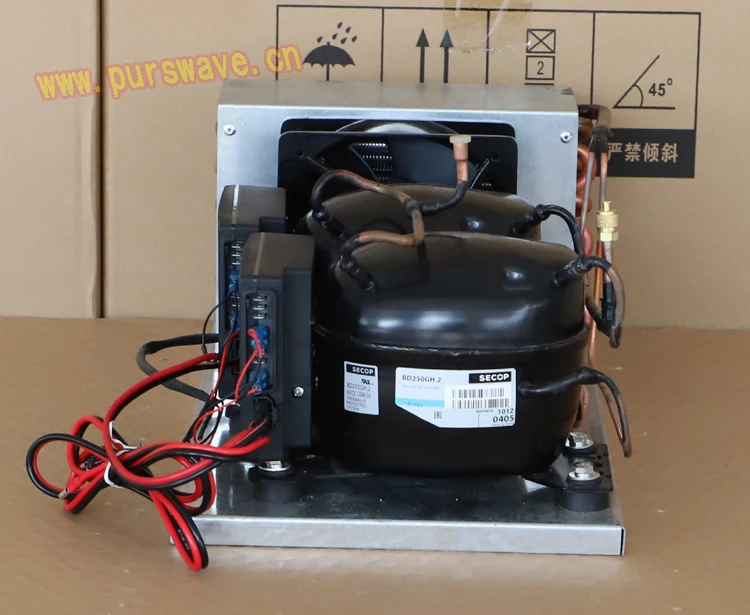BD250GH2C PURSWAVE DC компрессор компрессорно-конденсаторный блок для 48V холодильник и кондиционер