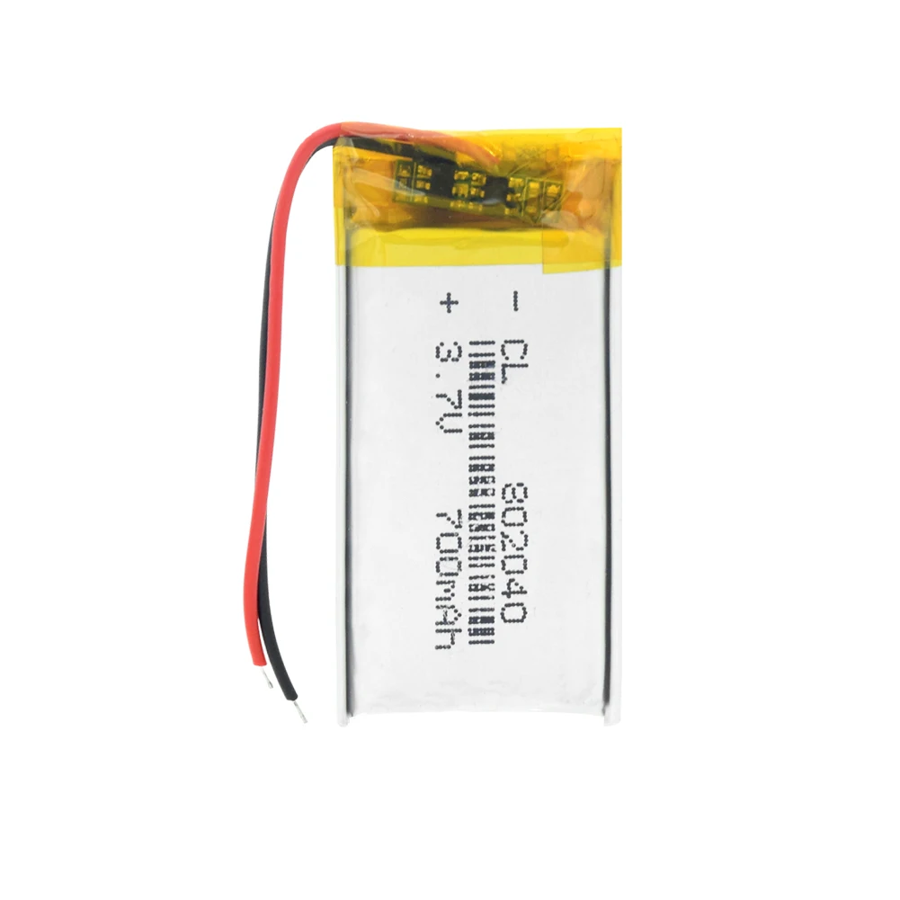 1/2/4x3,7 v Перезаряжаемые 802040 литий ионный полимерный Дополнительный внешний аккумулятор, литиевые батареи Pcb заряда защита литий-полимерный аккумулятор 700 мАч Замена сотовый телефон