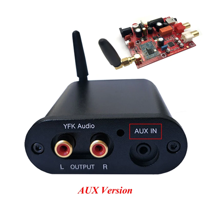 Lusya черный алюминиевый корпус для CSR8675 Bluetooth 5,0 приемник PCM5102A APTX HD I2S 24BIT декодер DAC без антенны