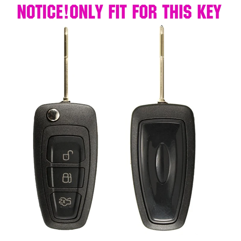 

3 кнопки AX силиконовый чехол для Ford Ranger C-Max S-Max Focus Galaxy Mondeo Transit Tourneo Custom Car Remote Key Fob
