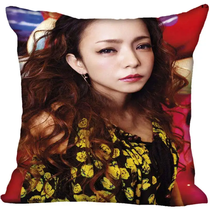 Индивидуальная квадратная наволочка Namie Amuro с рисунком, Мягкая Наволочка на молнии, 1 шт. Наволочка на заказ, больше размеров, a1949 - Цвет: 5
