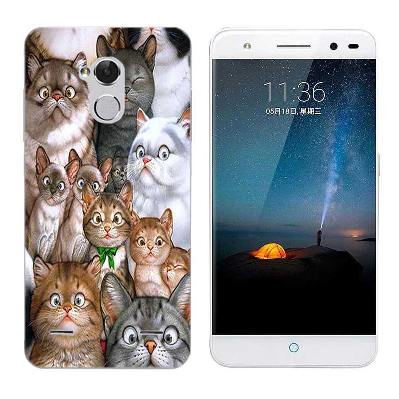 5 0 &quotдля ZTE Blade BA2 V7 Lite задняя крышка Мягкий силиконовый чехол для телефона ручная