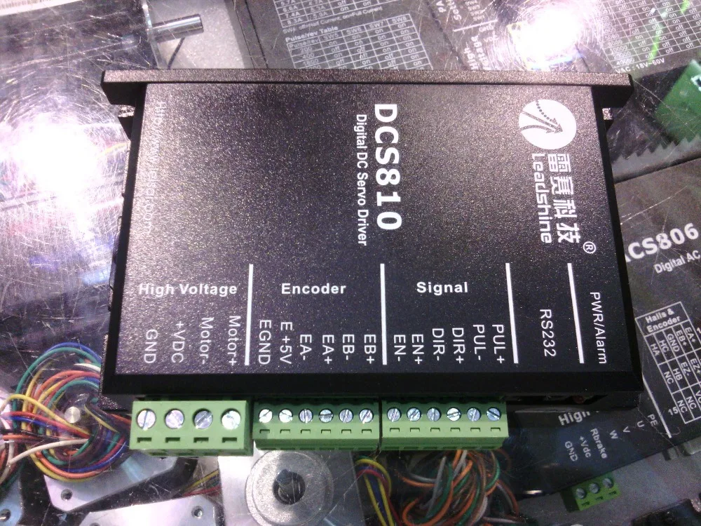 Leadshine DC сервопривод DCS810 Работа 24-80 В постоянного тока из 1A до 20A подходит для DCM50207/DCM50205 DC щетка сервомотор