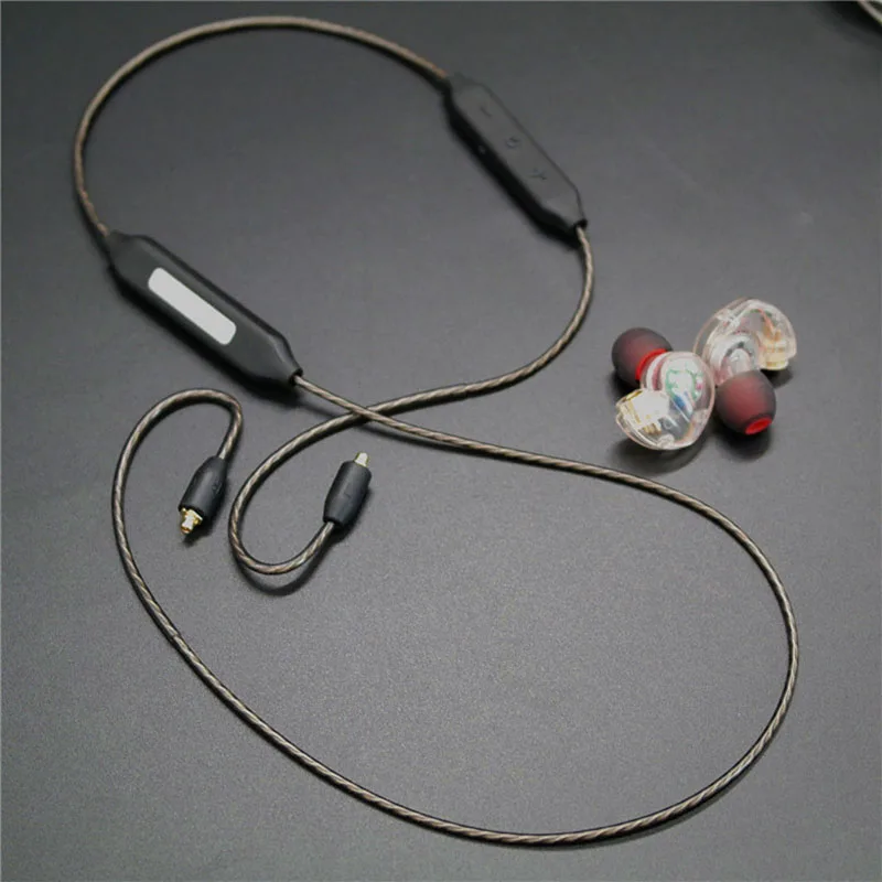 2018 Новый MMCX Bluetooth 4 1 обновленная гарнитура аудио кабель с микрофоном привод