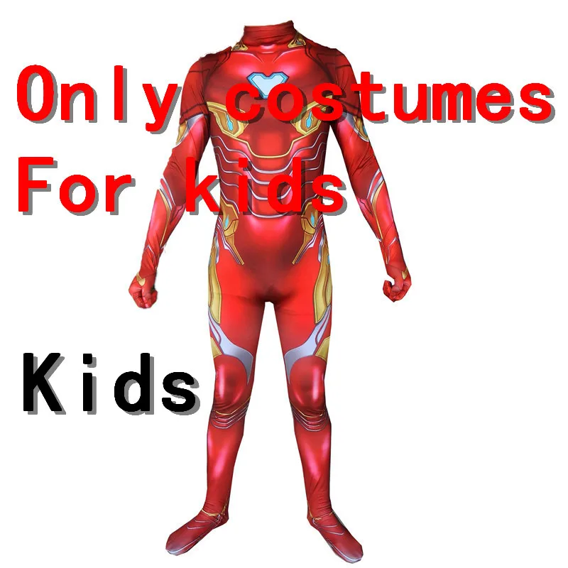 For kids VIP Модный классический костюм супергероя, костюм на Хэллоуин для взрослых и детей - Цвет: For kids