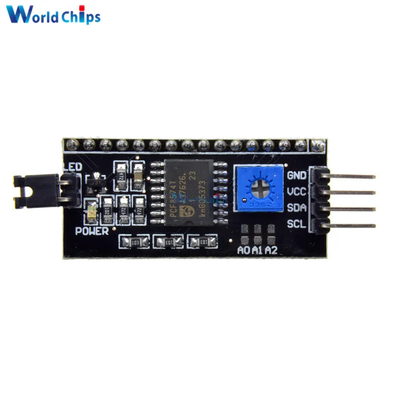 IIC/I2C/TWI/фотоальбом модуль + 1602 16x2 ЖК-дисплей синий Новинка | Электронные компоненты