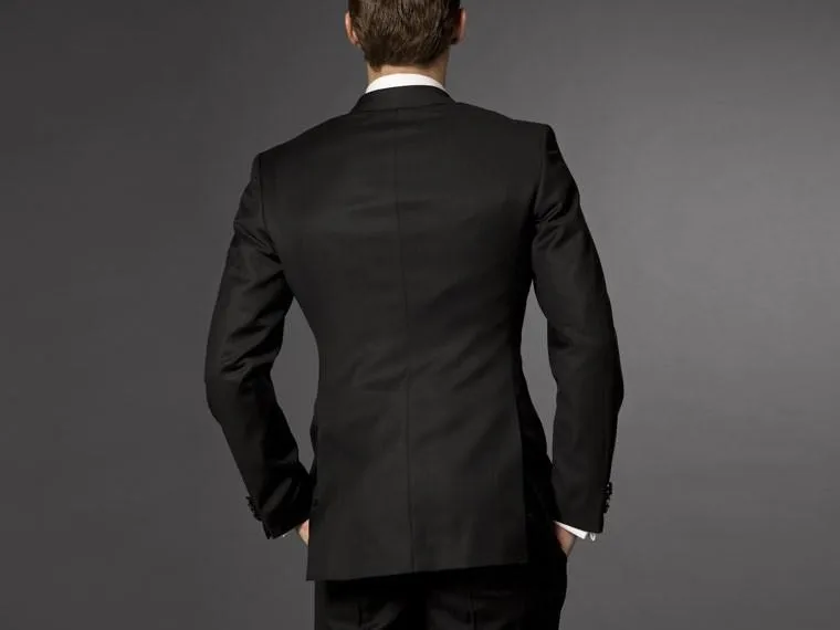 Хит продаж Дешевые Черные смокинги для жениха на заказ мужские свадебные костюмы